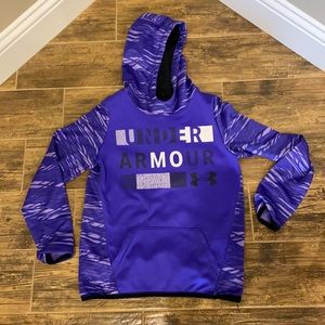 Purple Under Armour hoodie